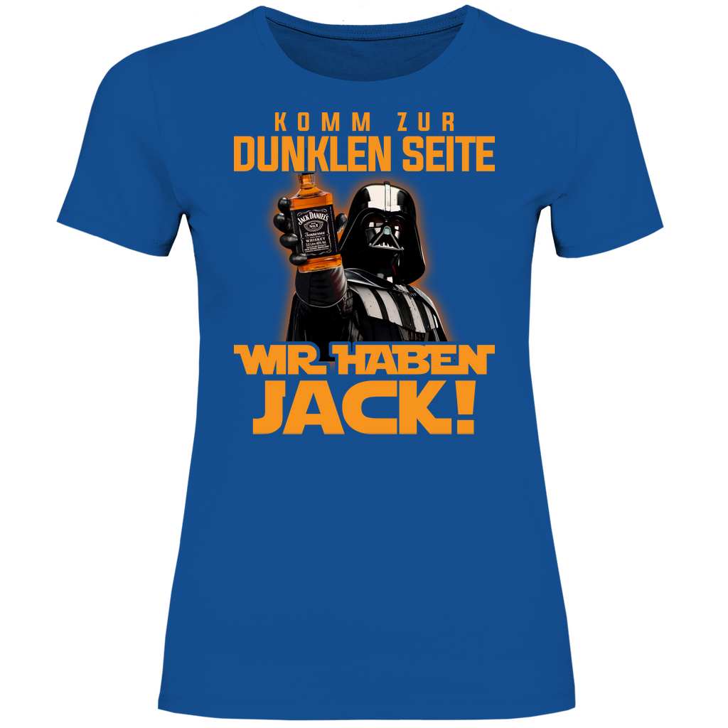 Komm zur dunklen Seite wir haben Jack Darth Vader - Damenshirt Royal Blue