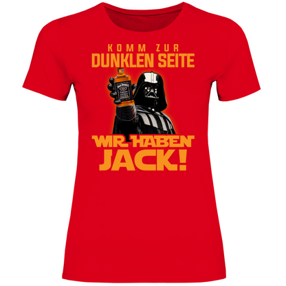 Komm zur dunklen Seite wir haben Jack Darth Vader - Damenshirt Red