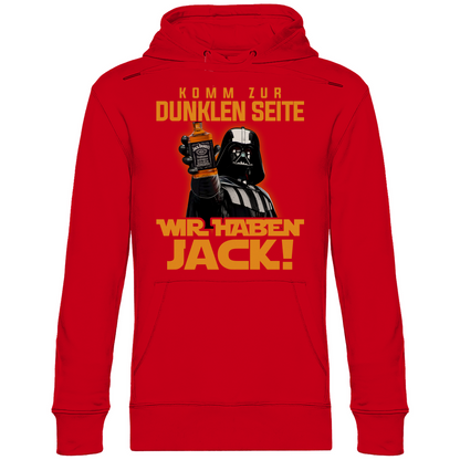 Komm zur dunklen Seite wir haben Jack Darth Vader - Unisex Hoodie Red