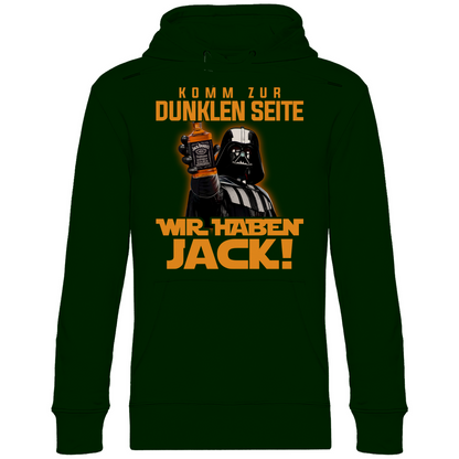 Komm zur dunklen Seite wir haben Jack Darth Vader - Unisex Hoodie Forest Green