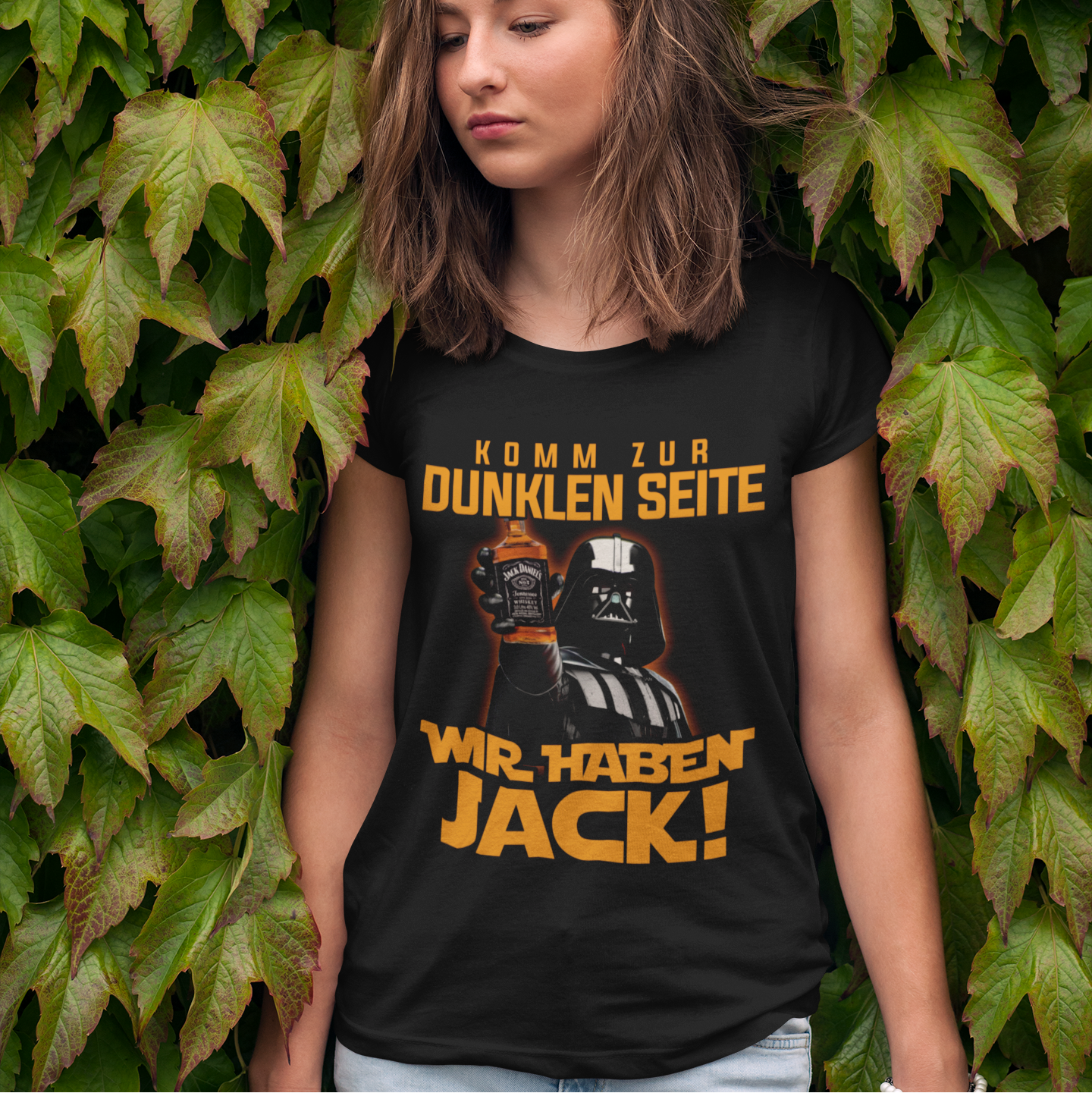 Komm zur dunklen Seite wir haben Jack Darth Vader - Damenshirt