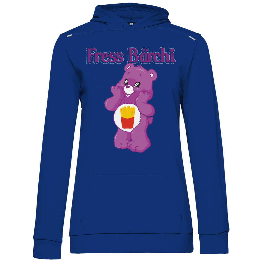 Fress Bärchi - Glücksbärchi - Damen Hoodie Royal
