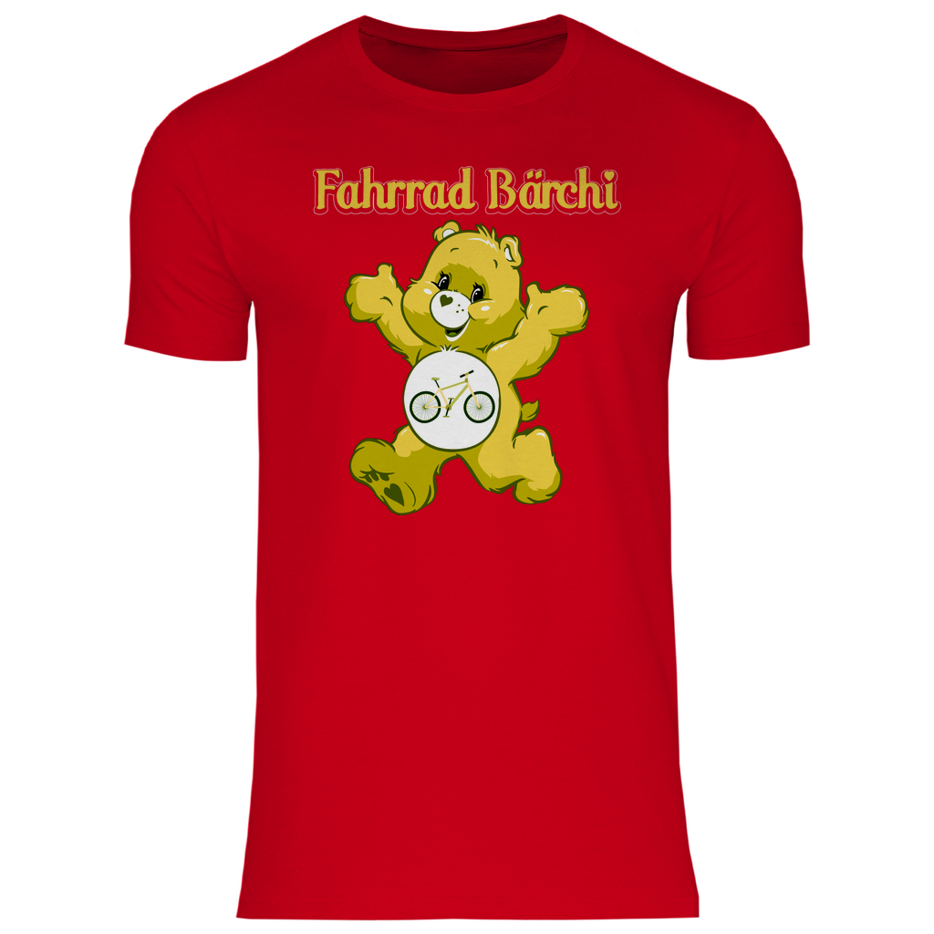 Fahrrad Bärchi - Glücksbärchi - Herren Shirt Red