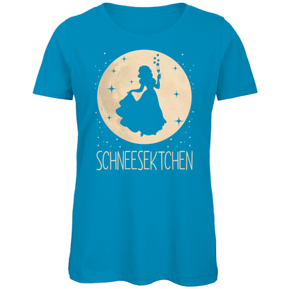 Mond Prinzessin - Schneesektchen - Damen Premium Bio T-Shirt Atoll