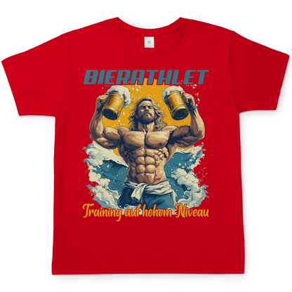 Bierathlet Training auf hohem Niveau - Herren Shirt Red