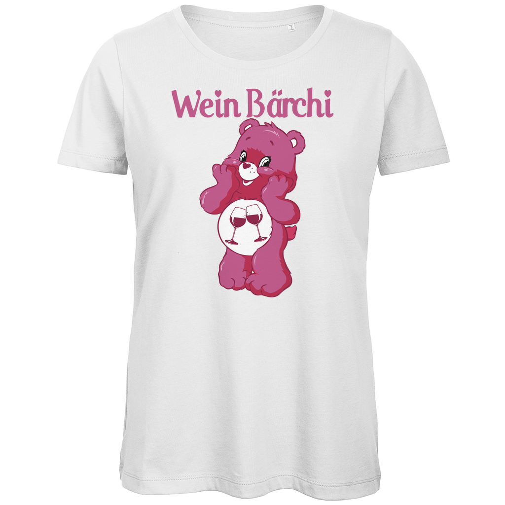 Wein Bärchi - Glücksbärchi - Damen Premium Bio T-Shirt