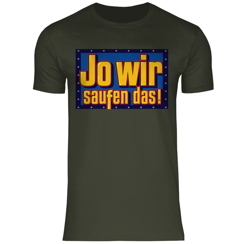 Jo wir saufen das - Bob der Baumeister - Herren Shirt