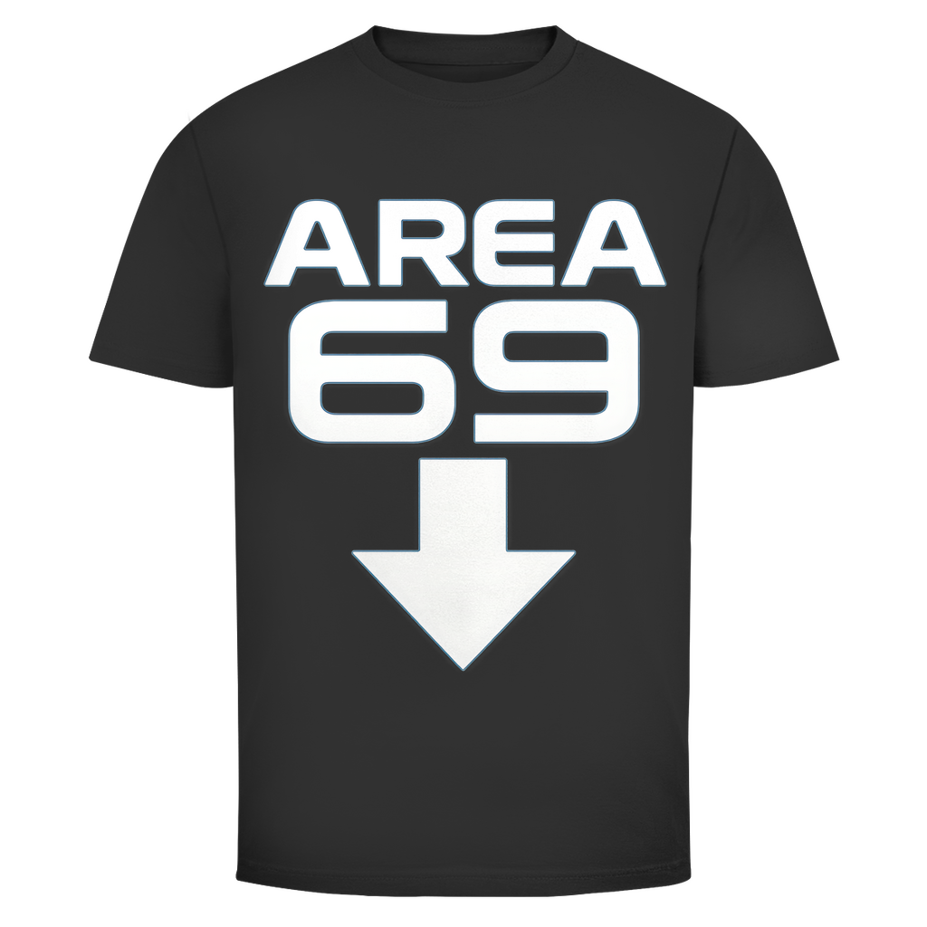 Herren T-Shirt Area 69 Black