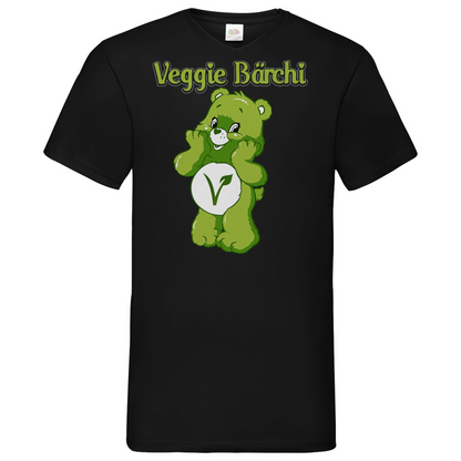 Veggie Bärchi - Glücksbärchi - Herren V-Neck Shirt