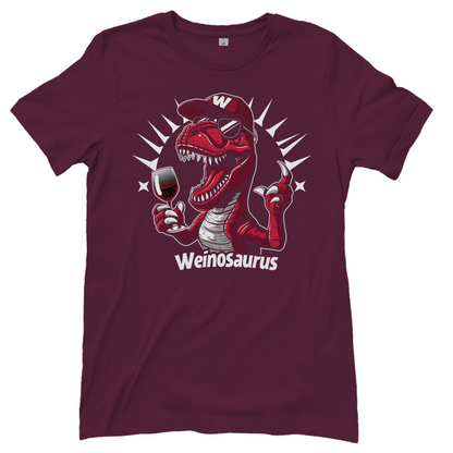Weinosaurus - Damenshirt Burgundy
