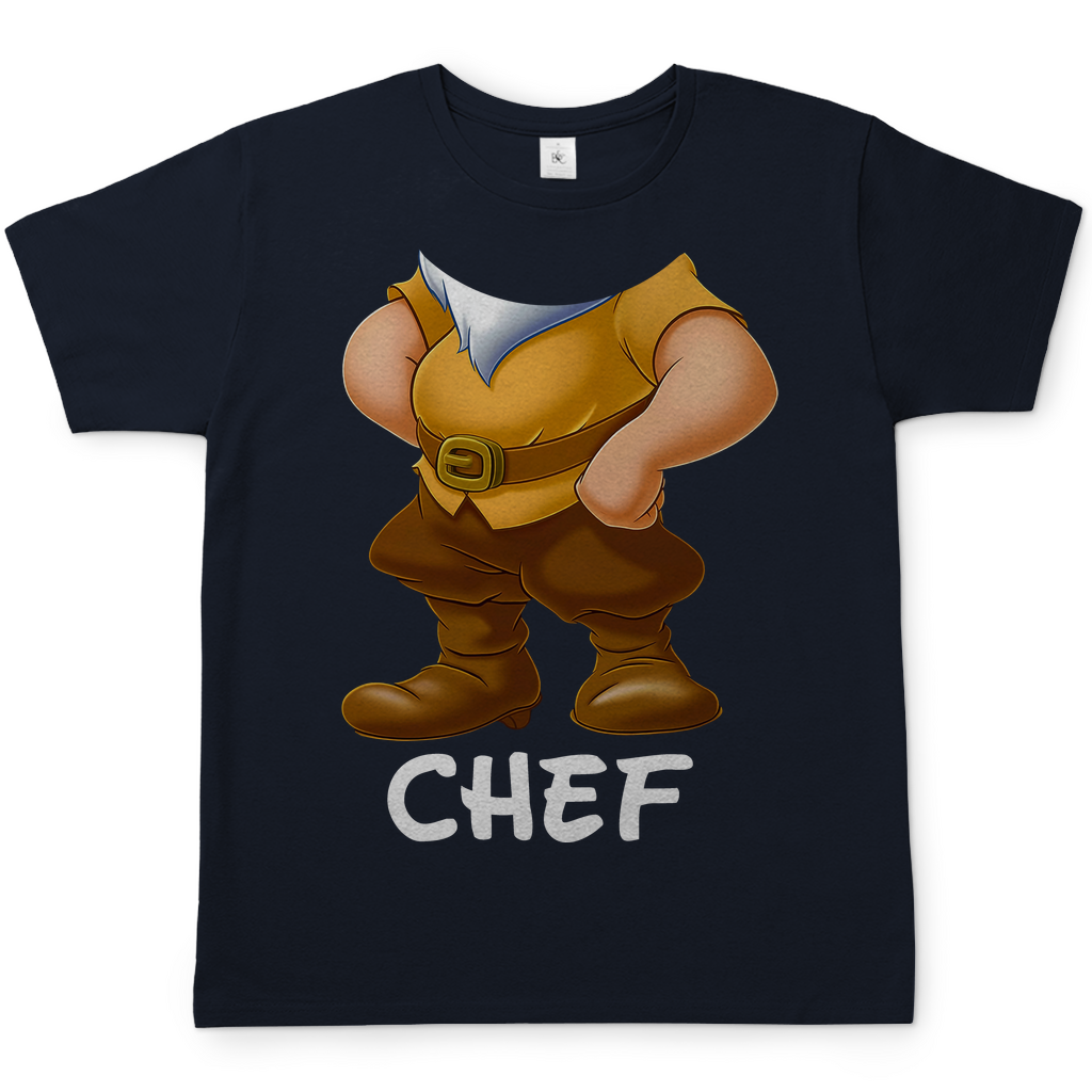 Schneewittchen und die 7 Zwerge - Chef - Herren Shirt Navy