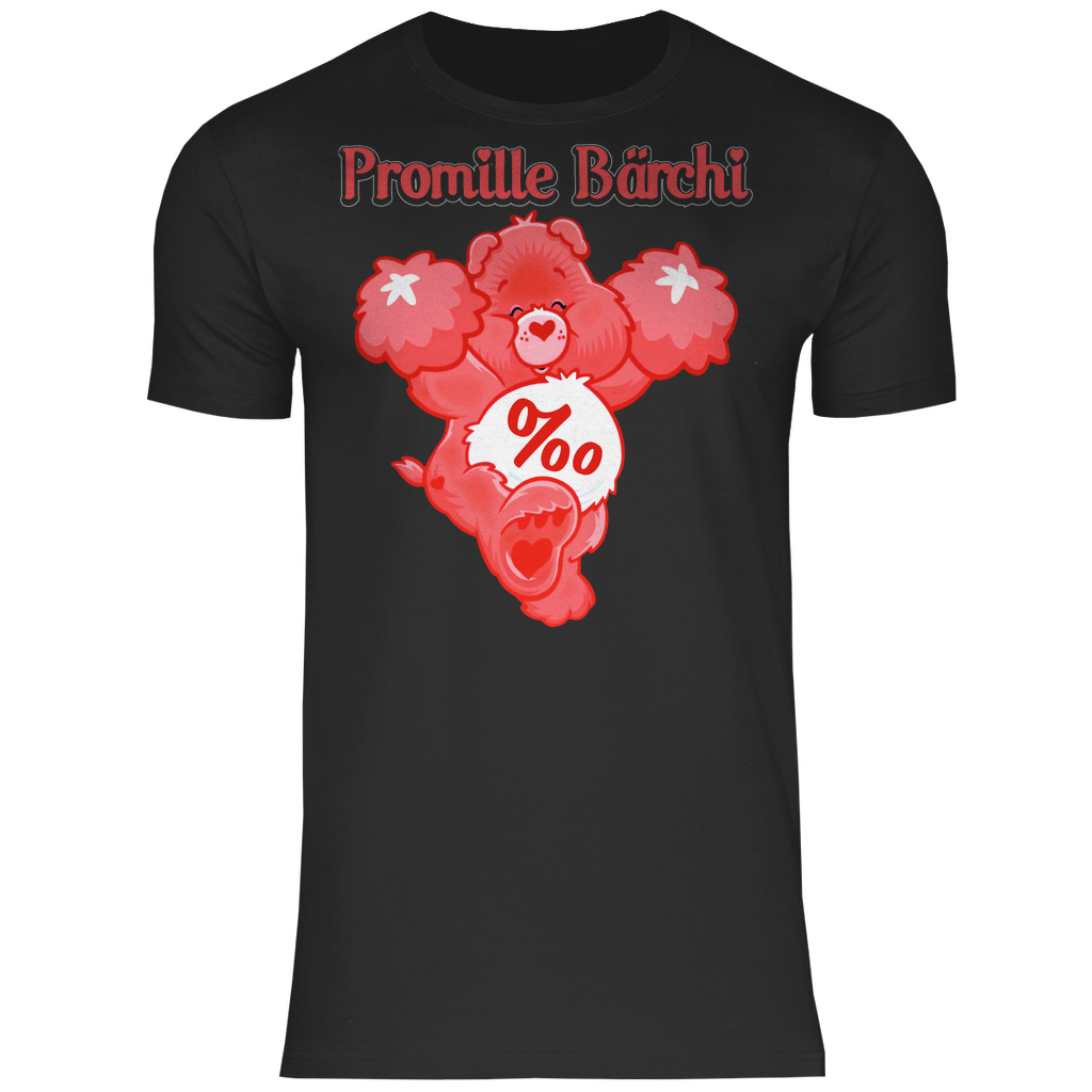 Promille Bärchi - Glücksbärchi - Herren Shirt