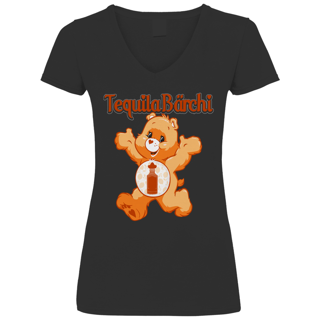 Tequila Bärchi - Glücksbärchi - V-Neck Damenshirt