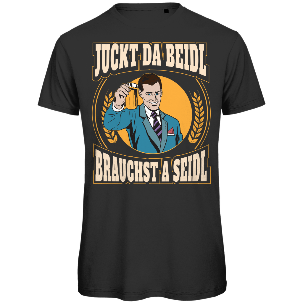 Juckt da Beidl brauchst a Seidl - Herren Premium Bio T-Shirt