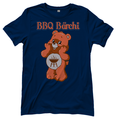 BBQ Bärchi - Glücksbärchi - Damenshirt Navy