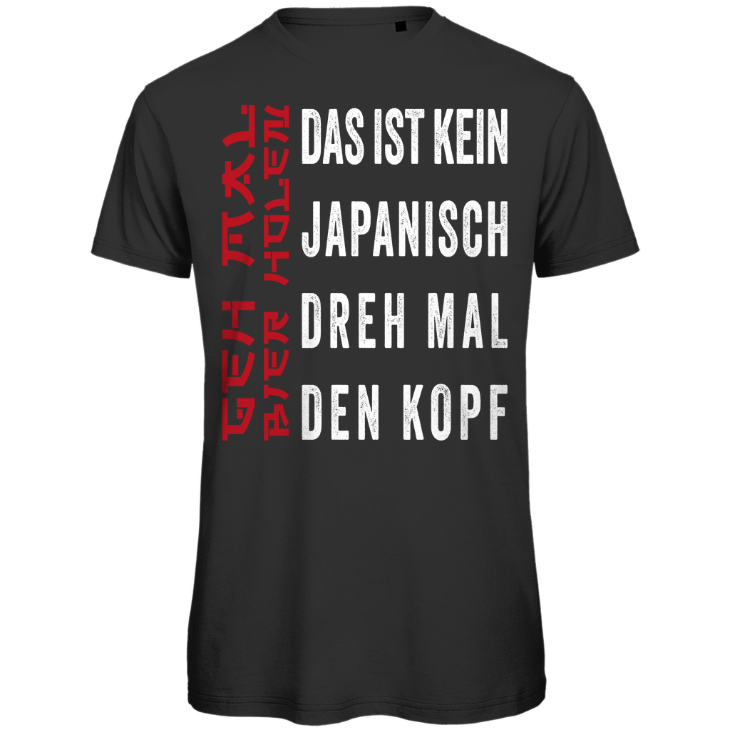 Geh mal Bier holen das ist kein Japanisch dreh mal den Kopf - Herren Premium Bio T-Shirt