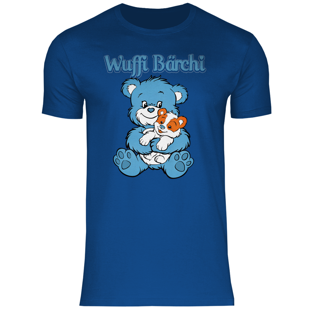 Wuffi Bärchi - Glücksbärchi - Herren Shirt Royal Blue