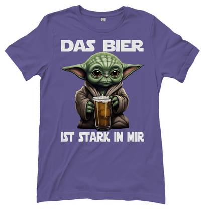 Das Bier ist stark in mir - Baby Yoda Grogu - Damenshirt