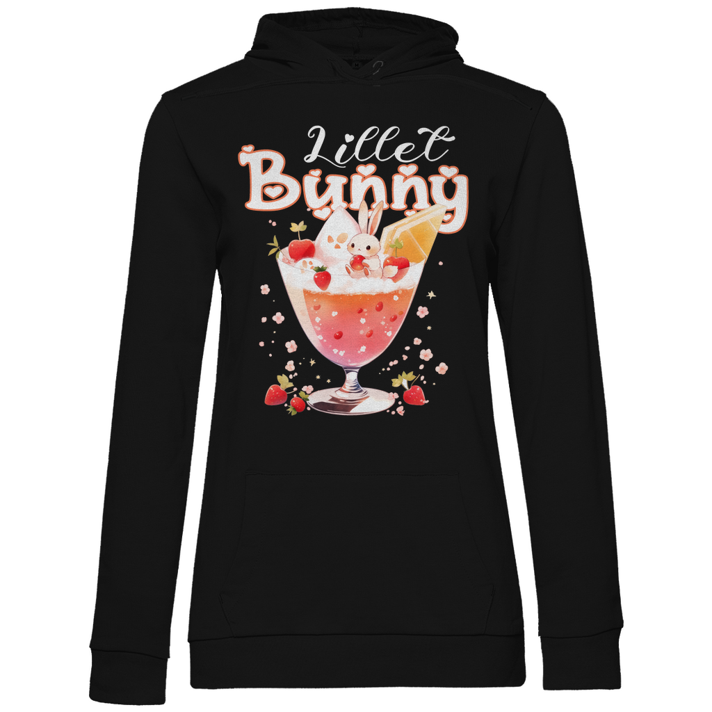 Lillet Bunny Hase - Damen Hoodie Black