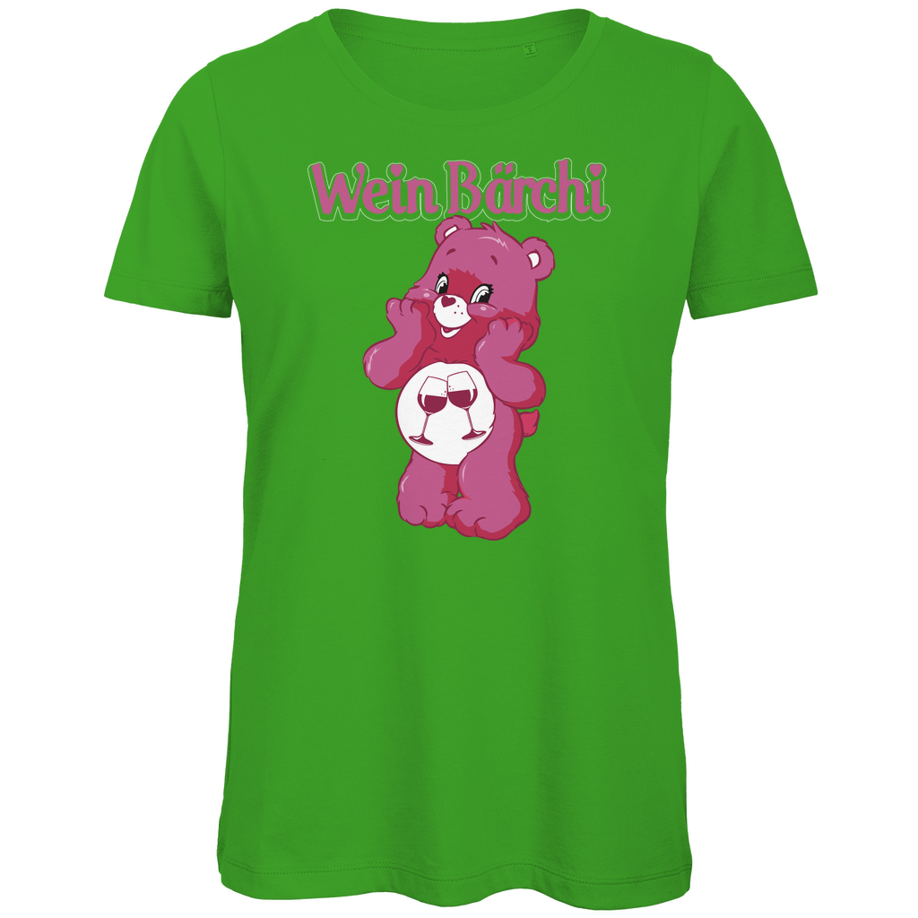 Wein Bärchi - Glücksbärchi - Damen Premium Bio T-Shirt