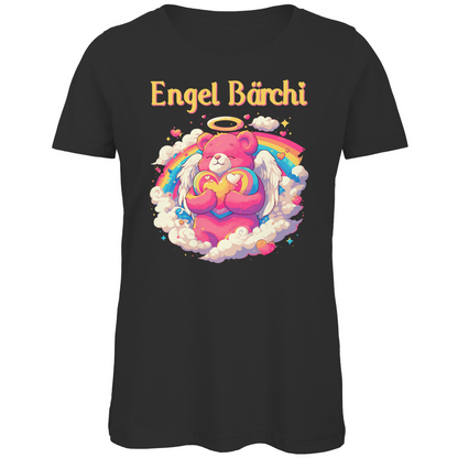 Engel Bärchi - Glücksbärchi - Damen Premium Bio T-Shirt Black