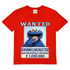 Wanted Krümelmonster Raub und Schmuggel von Keksen - Herren V-Neck T-Shirt Red