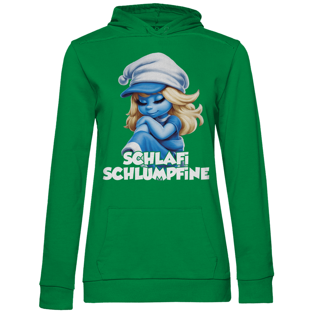 Schlafi Schlumpfine Grafik - Damen Hoodie