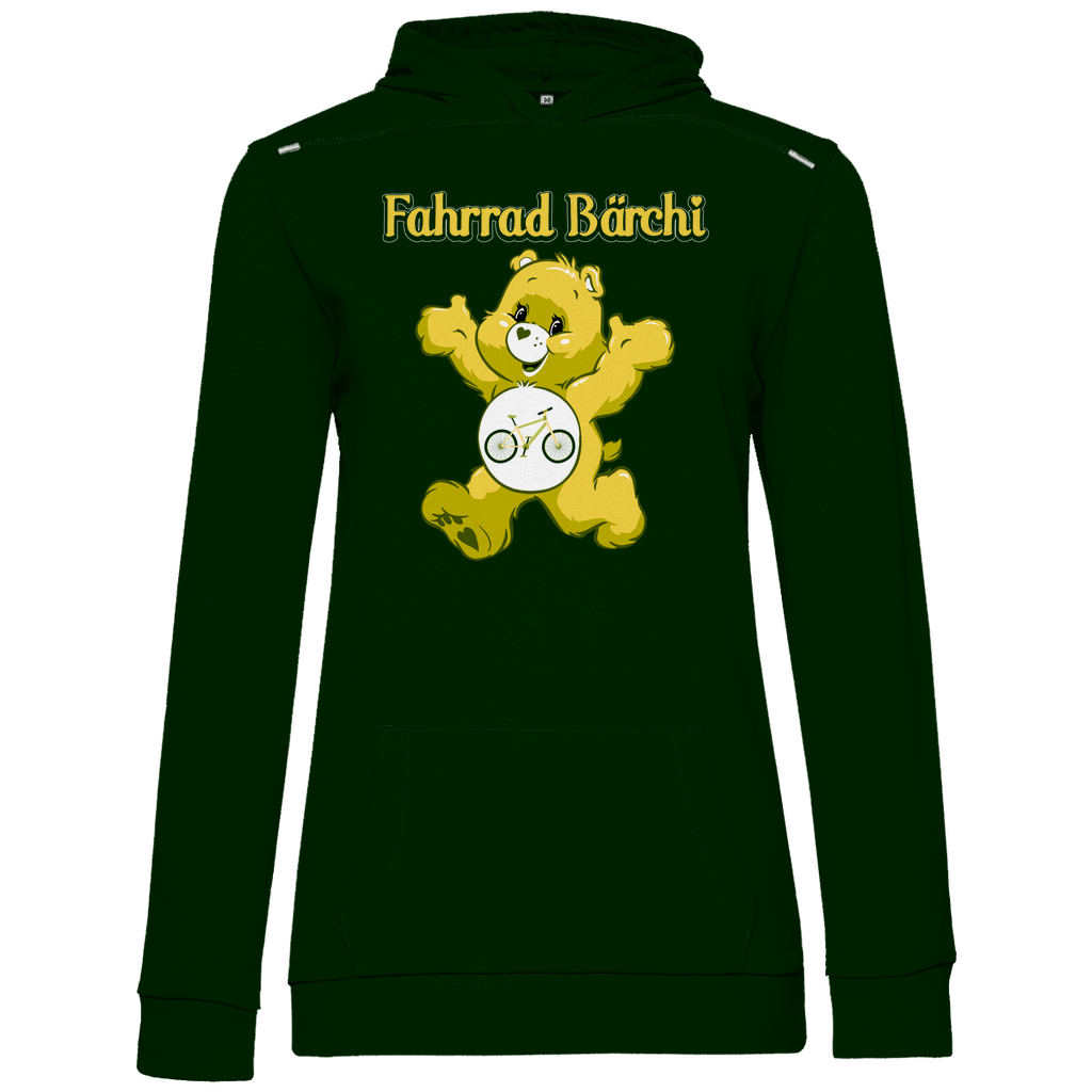 Fahrrad Bärchi - Glücksbärchi - Damen Hoodie Forest Green