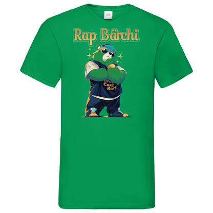 Rap Bärchi - Glücksbärchi - Herren V-Neck Shirt