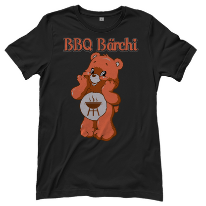 BBQ Bärchi - Glücksbärchi - Damenshirt Black