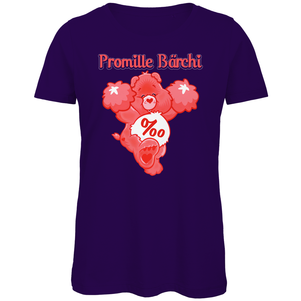 Promille Bärchi - Glücksbärchi - Damen Premium Bio T-Shirt