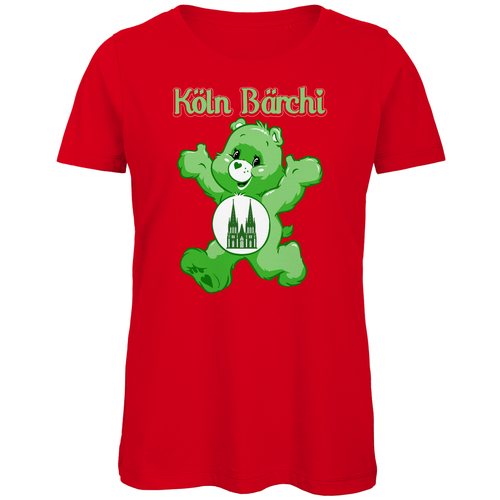 Köln Bärchi - Glücksbärchi - Damen Premium Bio T-Shirt Red