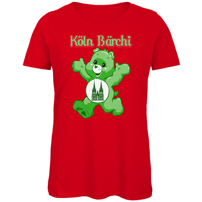 Köln Bärchi - Glücksbärchi - Damen Premium Bio T-Shirt Red