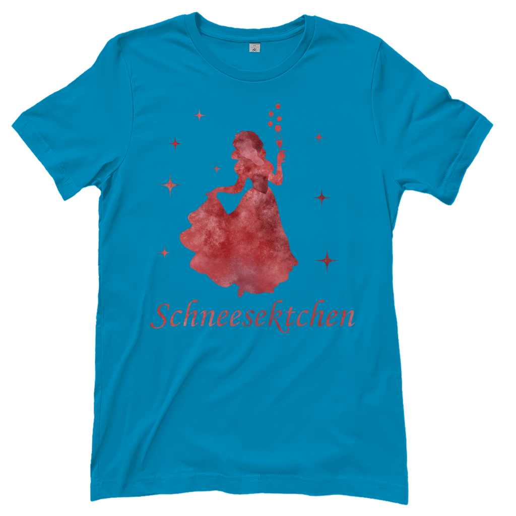 Schneesektchen - Prinzessin Aquarell - Damenshirt Atoll