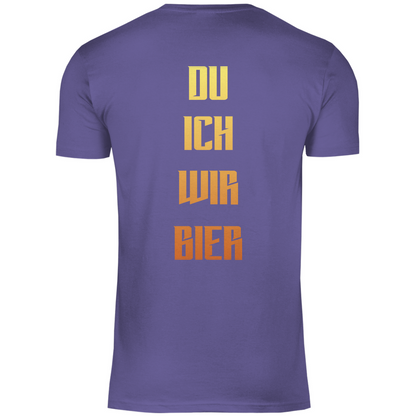 Strammsein Du Ich Wir Bier - Herren Shirt