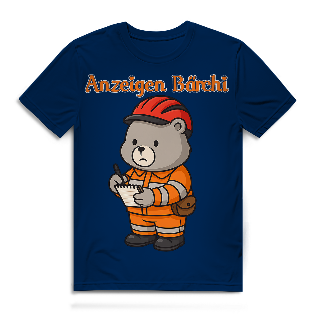 Anzeigen Bärchi - Glücksbärchi - Herren Premium Bio T-Shirt Navy