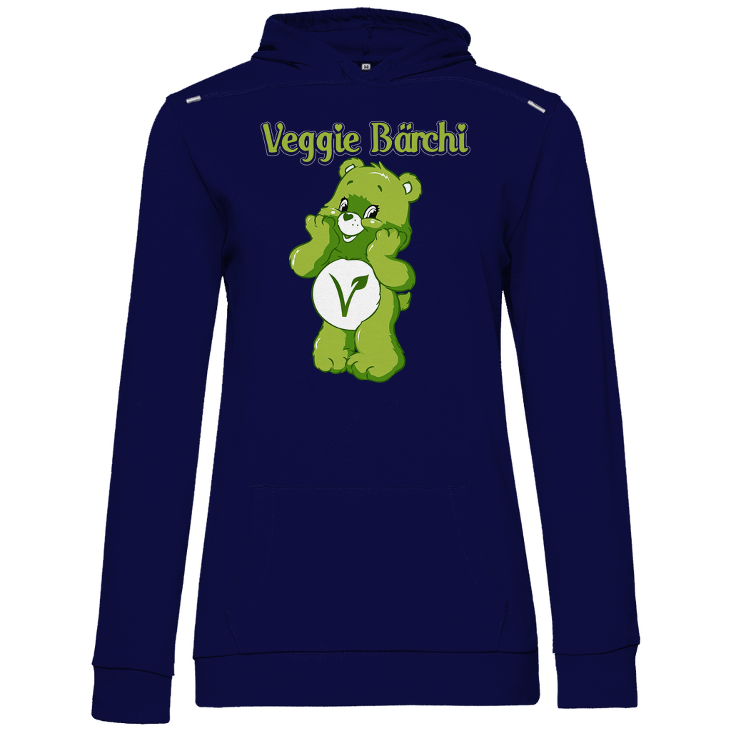 Veggie Bärchi - Glücksbärchi - Damen Hoodie Navy Blue