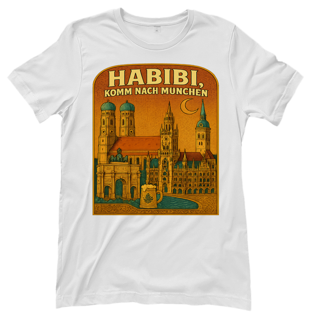 Habibi komm nach München - Damen T-Shirt White