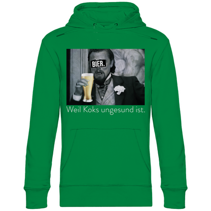 Leonardo DiCaprio - Bier weil Koks ungesund ist - Unisex Hoodie