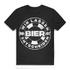 Wir lassen Bier entscheiden – Lustiges Herren Shirt für Kneipe & Stammtisch Black