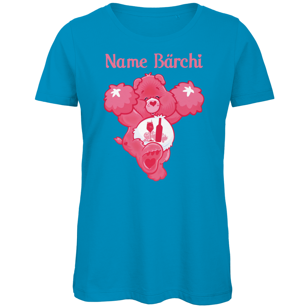 Lillet Bärchi - Glücksbärchi - Personalisierbar - Damen Premium Bio T-Shirt Atoll