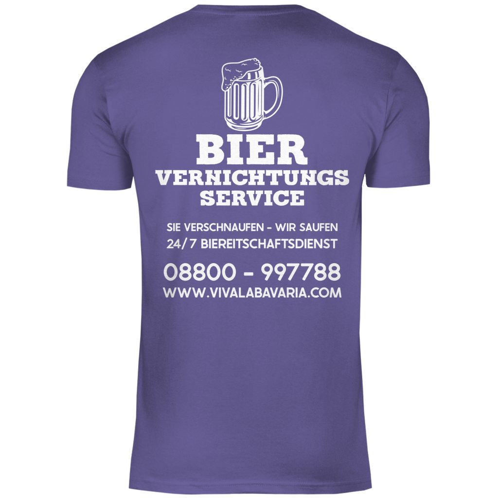 Bier vernichtungs Service - Herren Shirt