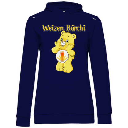 Weizen Bärchi - Glücksbärchi - Damen Hoodie Navy Blue
