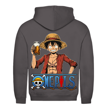 One Pils - One Piece Ruffy - Herren Hoodie