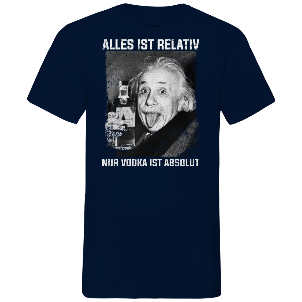 Alles ist relativ nur Vodka ist absolut - Herren V-Neck Shirt