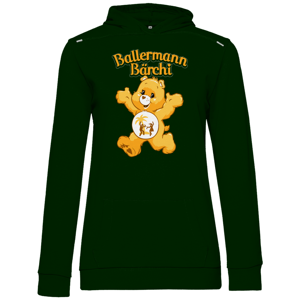 Ballermann Bärchi - Glücksbärchi - Damen Hoodie Forest Green