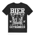 Bier Nachtigall Getränk Shirt Männer Lustiges T-Shirt für Biertrinker & Genießer Black