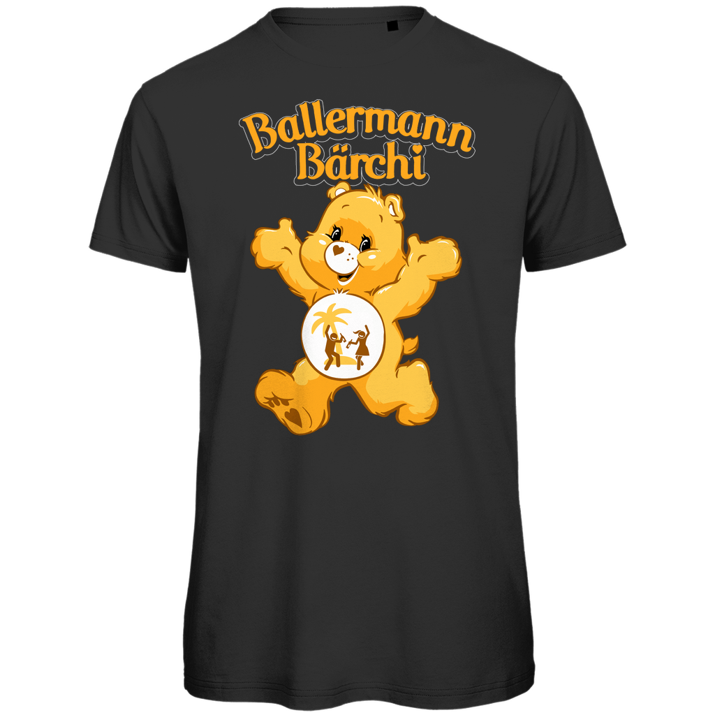 Ballermann Bärchi Glücksbärchi - Herren Premium Bio T-Shirt Black