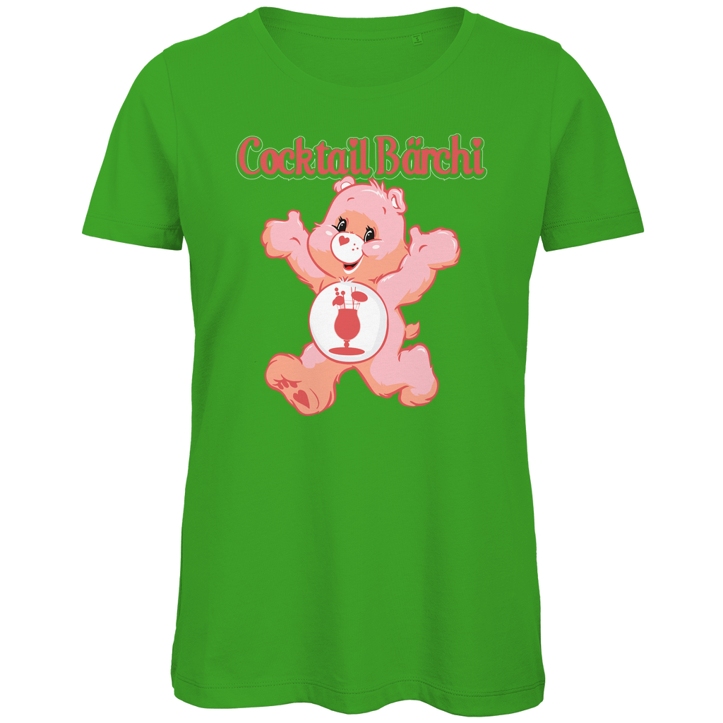Cocktail Bärchi - Glücksbärchi - Damen Premium Bio T-Shirt Real Green