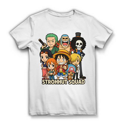 One Piece Strohhut Squad - Damen Premium Bio T-Shirt